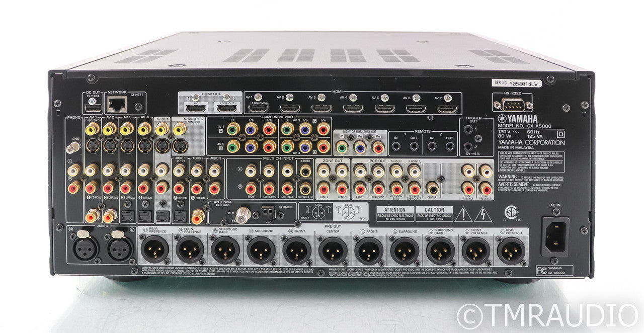 Yamaha CX-A5000 11.2 Channel Home Theater Processor; CXA5000; Remote