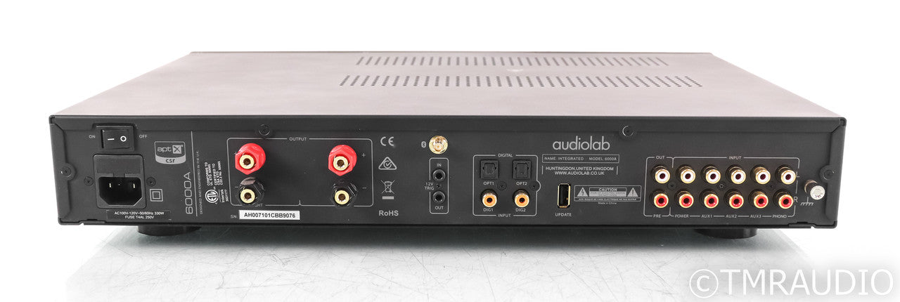 Audiolab 6000A Stereo Integrated Amplifier / DAC / Preamp; MM Phono; Bluetooth