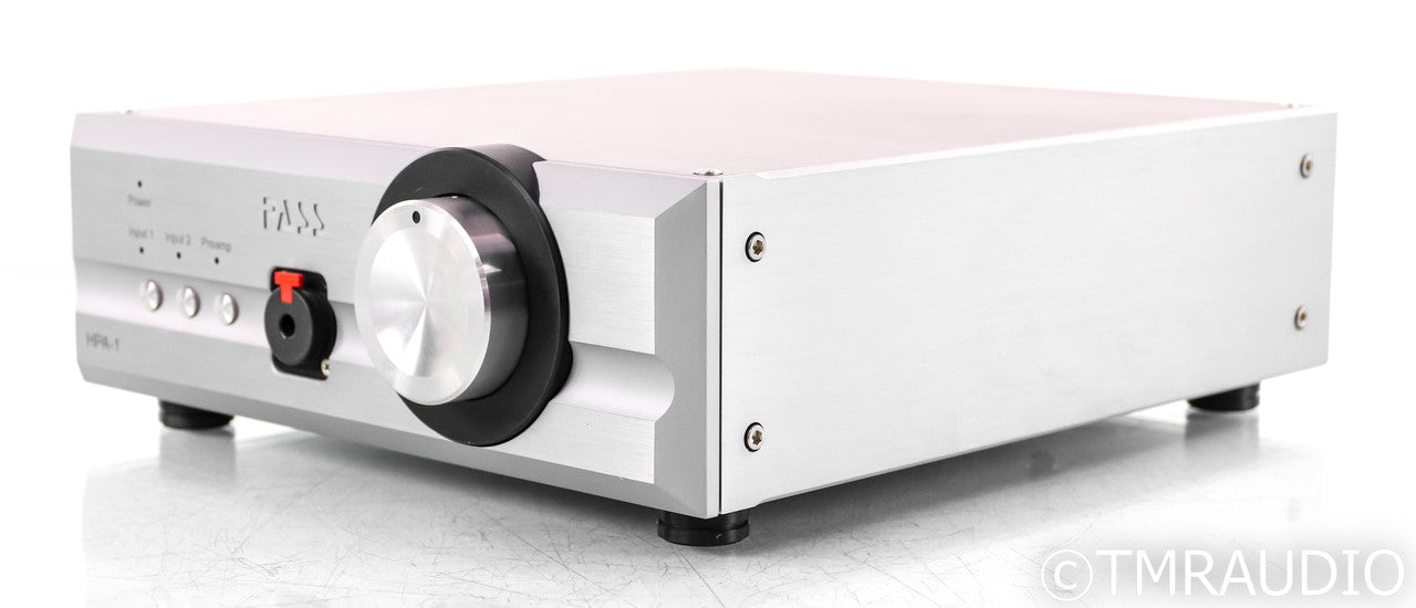 Pass Labs HPA-1 Headphone Amplifier; HPA1; Silver
