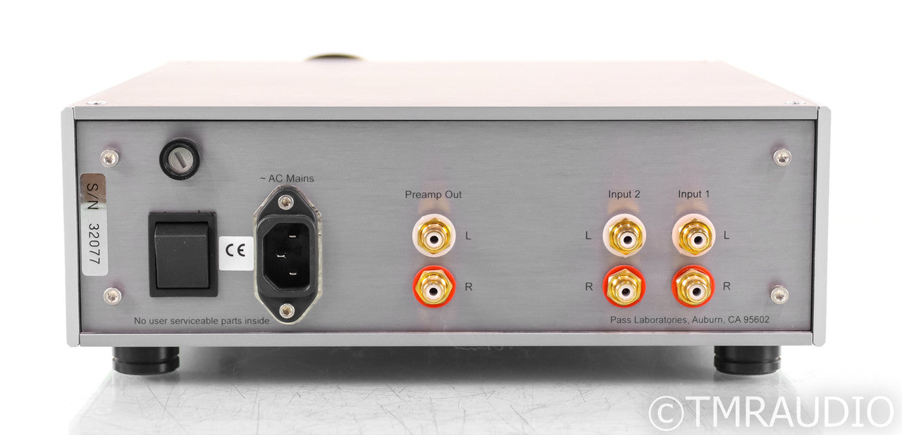 Pass Labs HPA-1 Headphone Amplifier; HPA1; Silver