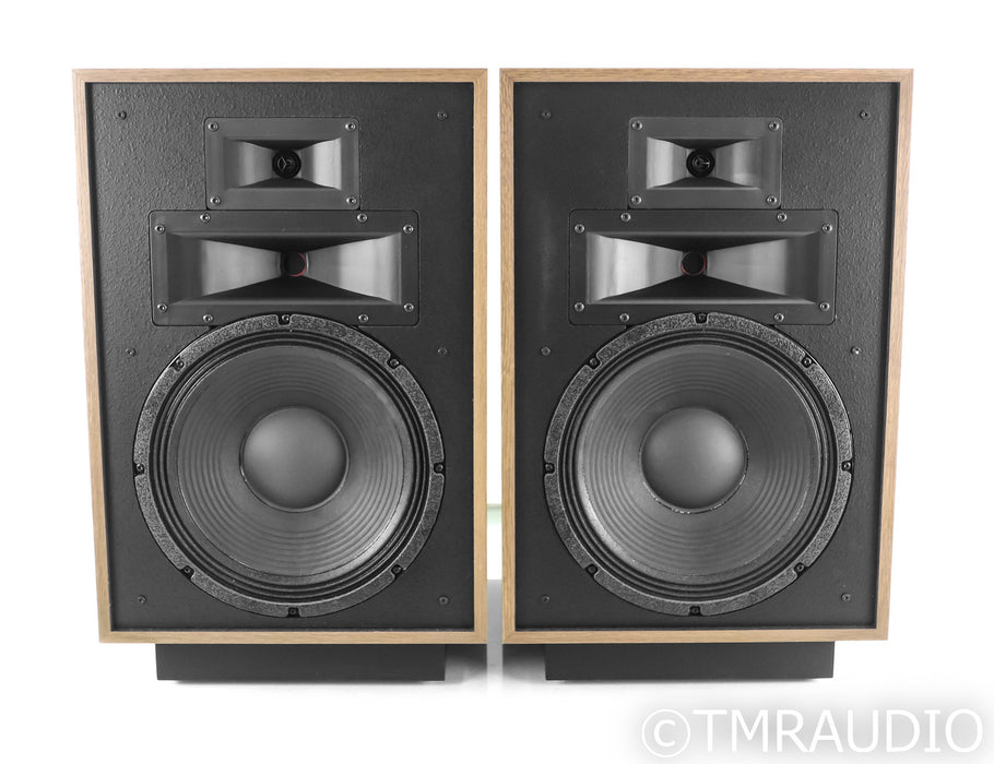 Klipsch Heresy IV Floorstanding Speakers; Heresy 4; Distressed Oak Pair