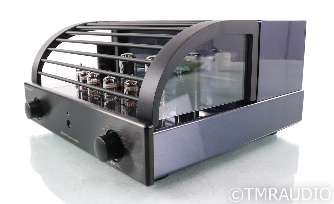 PrimaLuna EVO 400 Stereo Tube Preamplifier; Remote; Black
