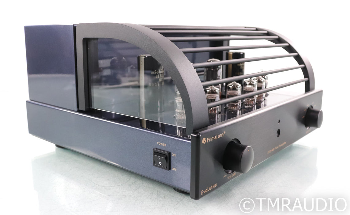 PrimaLuna EVO 400 Stereo Tube Preamplifier; Remote; Black