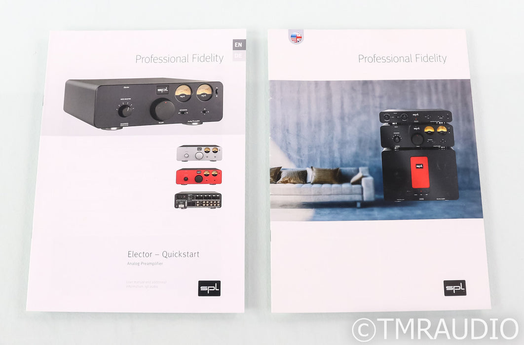 SPL Elector Stereo Preamplifier; Black