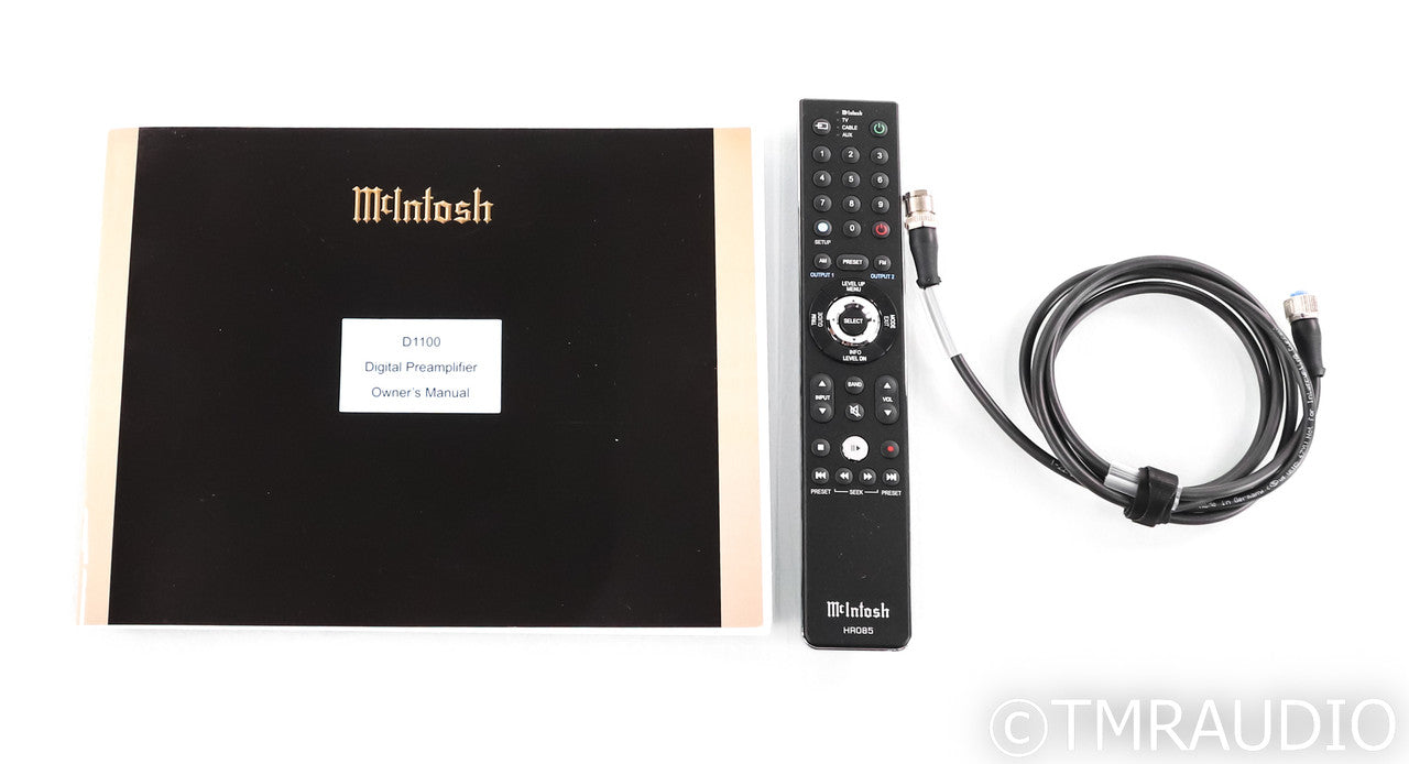 McIntosh D1100 DAC; Remote; D/A Converter; D-1100