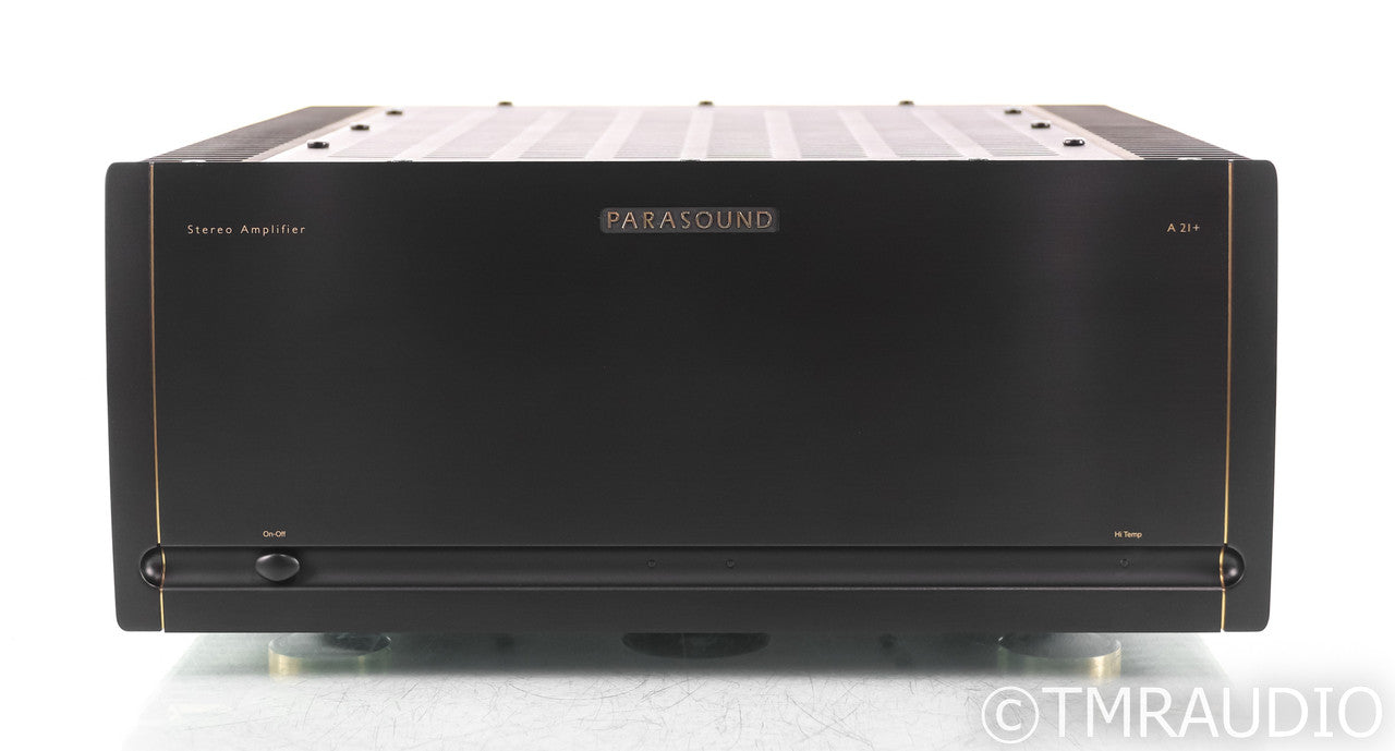 Parasound A21+ Stereo Power Amplifier; Black; A-21+