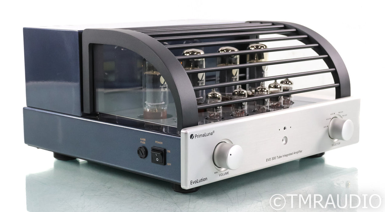 PrimaLuna Evo 300 Stereo Tube Integrated Amplifier; Silver; Remote