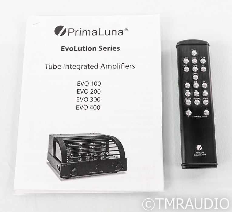 PrimaLuna Evo 300 Stereo Tube Integrated Amplifier; Silver; Remote