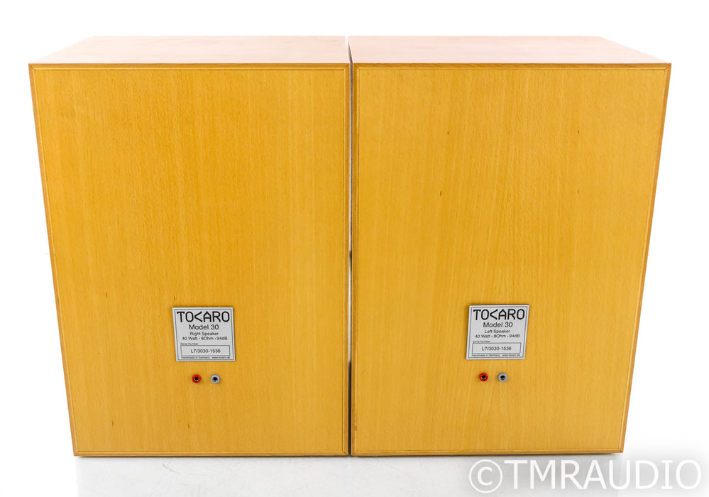 Tocaro Model 30 Bookshelf Speakers; Pair