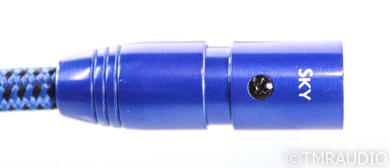 AudioQuest Sky XLR Cables; 1m Pair Balanced Interconnects; 72v DBS