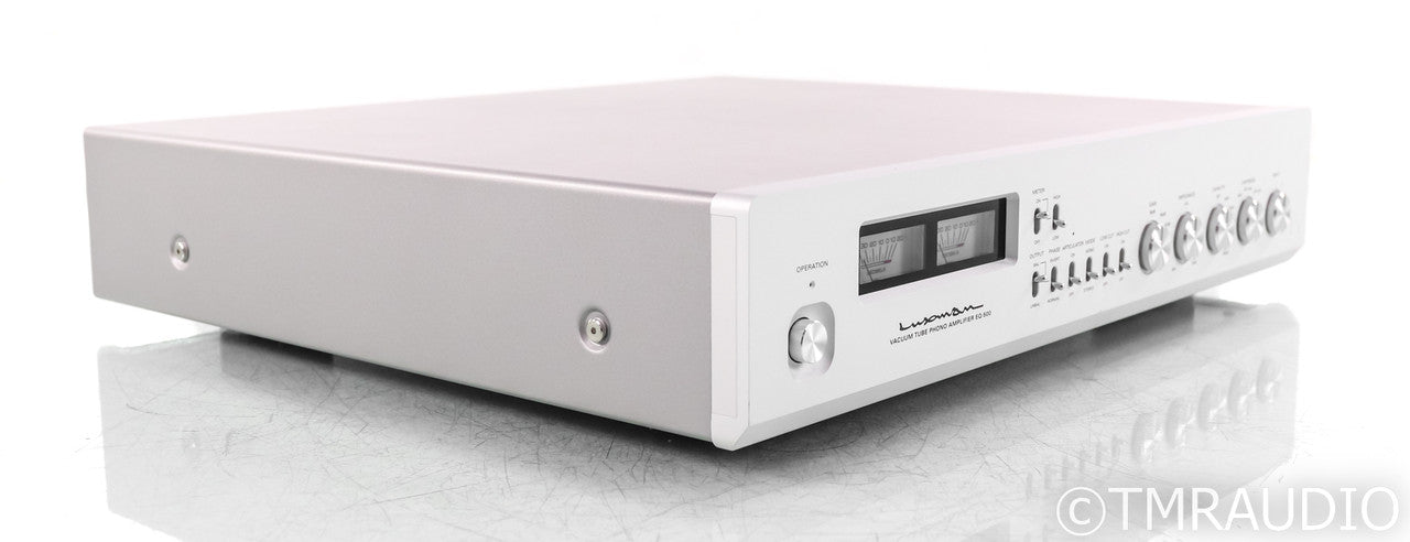 Luxman EQ-500 MM / MC Tube Phono Preamplifier; EQ500; Silver