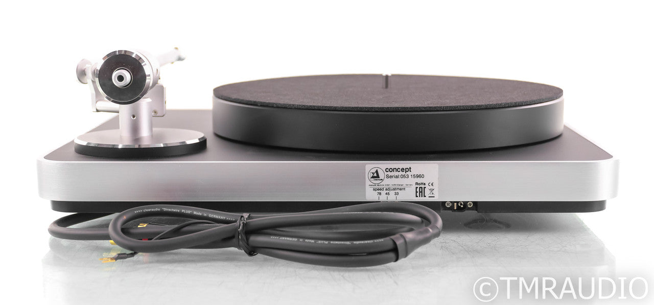 Clearaudio Concept Belt Drive Turntable; Satisfy Carbon Tonearm (No Cartridge)