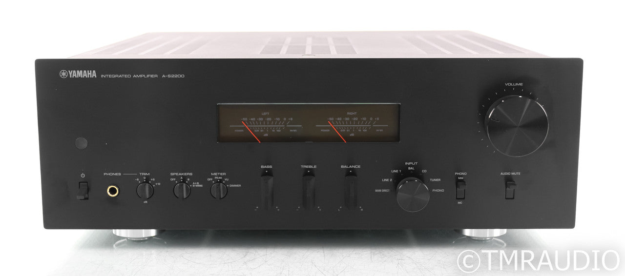 Yamaha A-S2200 Stereo Power Amplifier; AS2000; Black; Remote