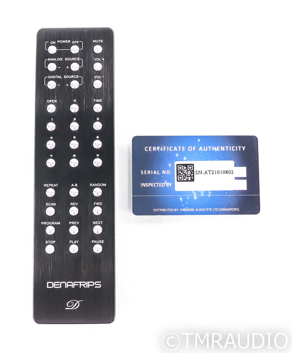 Denafrips Athena Stereo Preamplifier; Remote; Silver