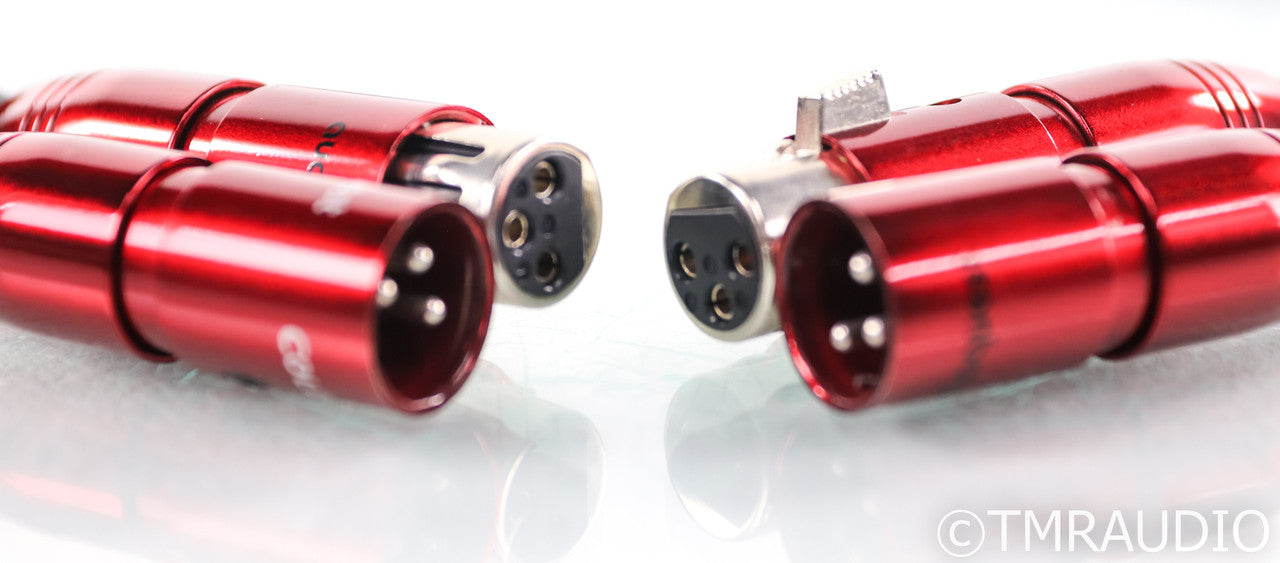 AudioQuest Colorado XLR Cables; 1m Pair Balanced Interconnects; 72v DBS