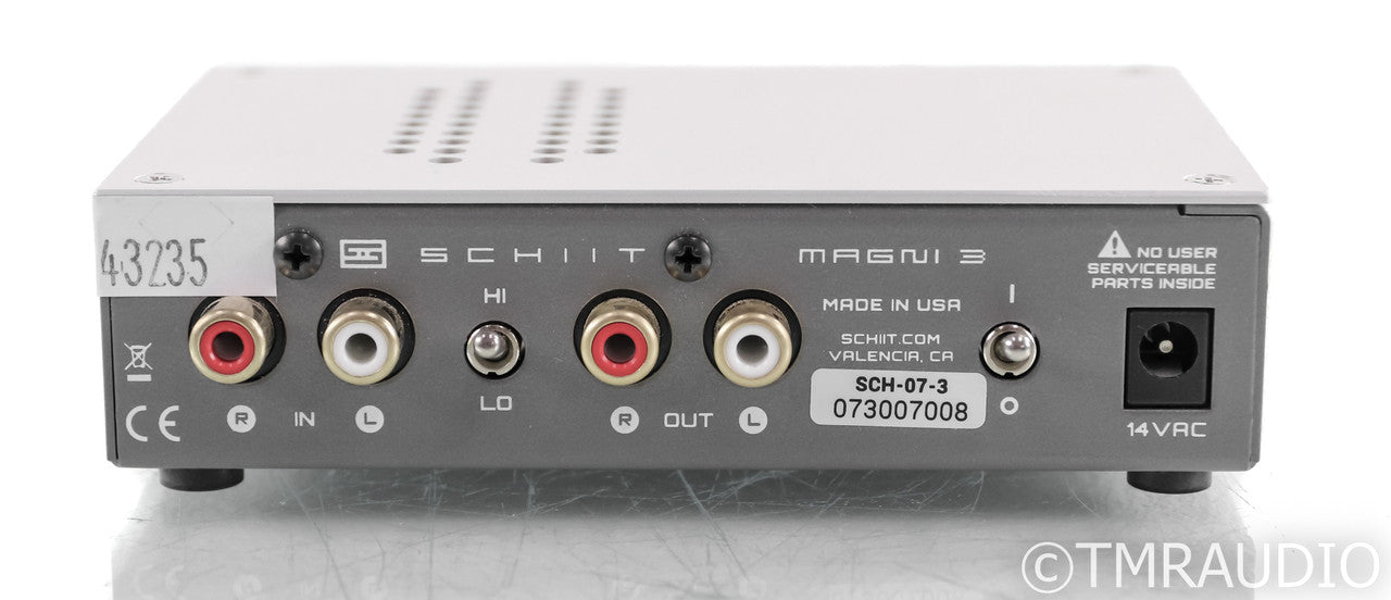 Schiit Audio Magni 3 Headphone Amplifier / Preamplifier; Silver