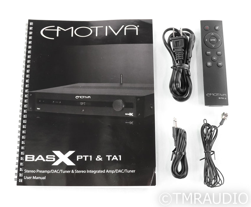 Emotiva BasX TA1 2.2 Channel Integrated Amplifier; TA-1; Remote; Bluetooth