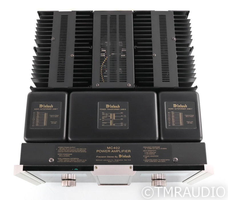 McIntosh MC402 Stereo Power Amplifier; MC-402