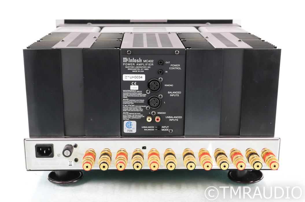 McIntosh MC402 Stereo Power Amplifier; MC-402
