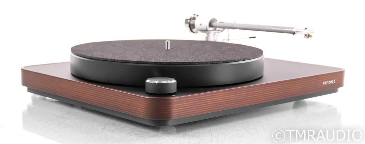 Clearaudio Concept Turntable w/ Satisfy Carbon Tonearm; Wood (No Cartridge)