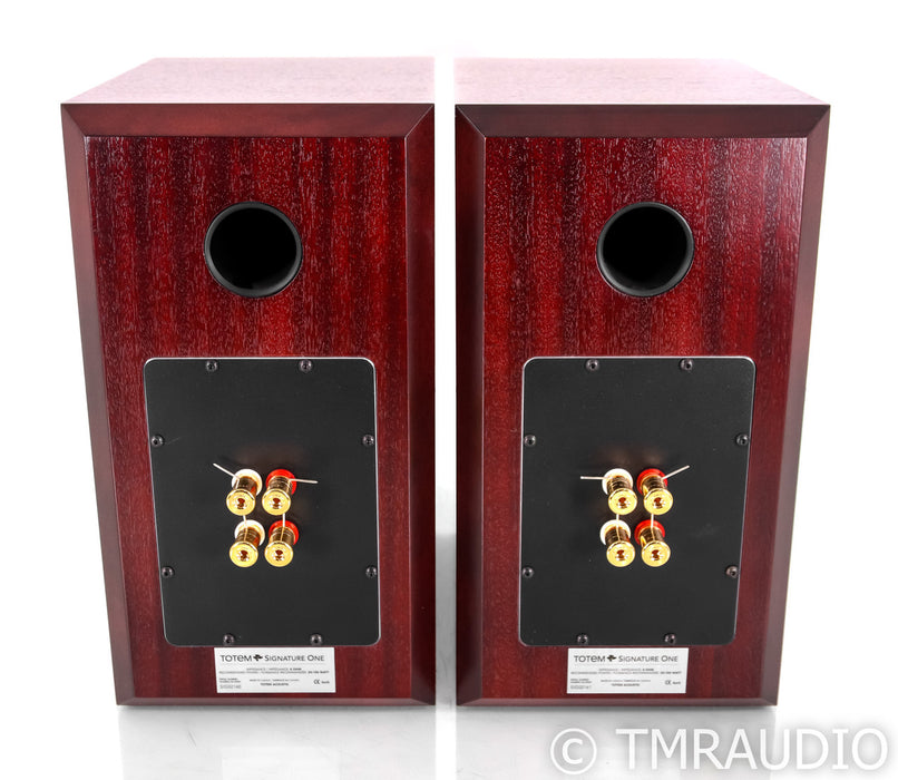 Totem Acoustics Signature One Bookshelf Speakers; Mahogany Pair (Open Box)