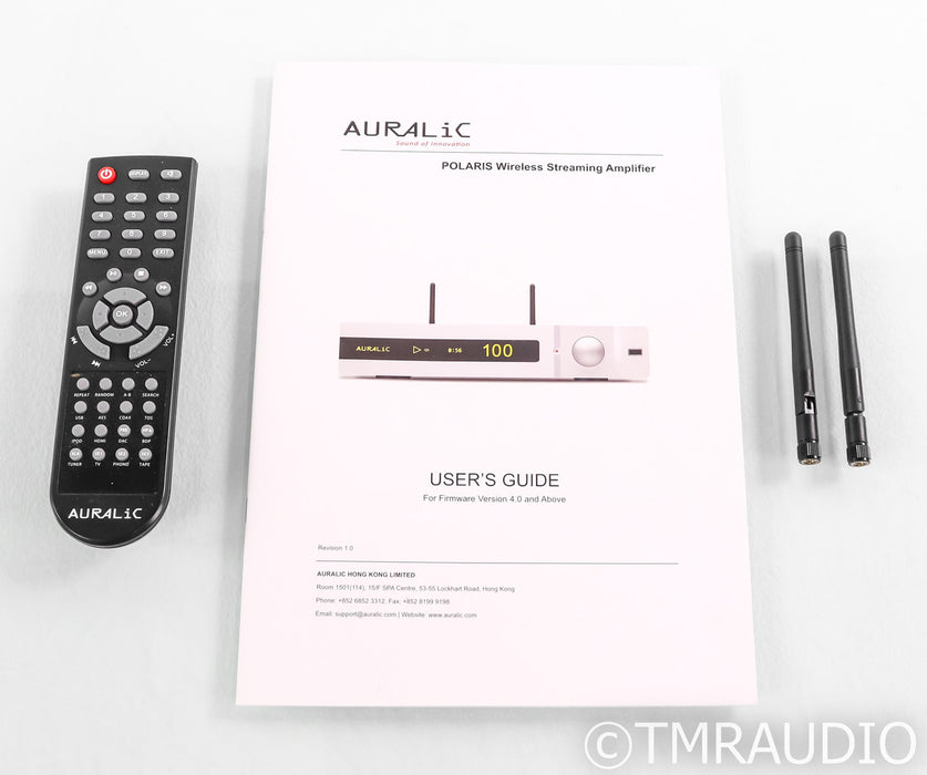 Auralic Polaris Stereo Integrated Streaming Amplifier; DAC; MM Phono; Remote