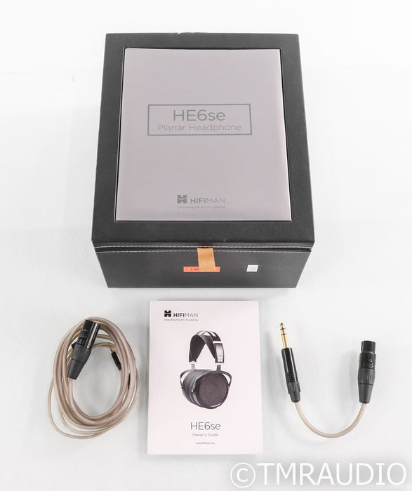 HiFiMan HE6se Open Back Planar Magnetic Headphones; AS-IS (Bad Right Driver)