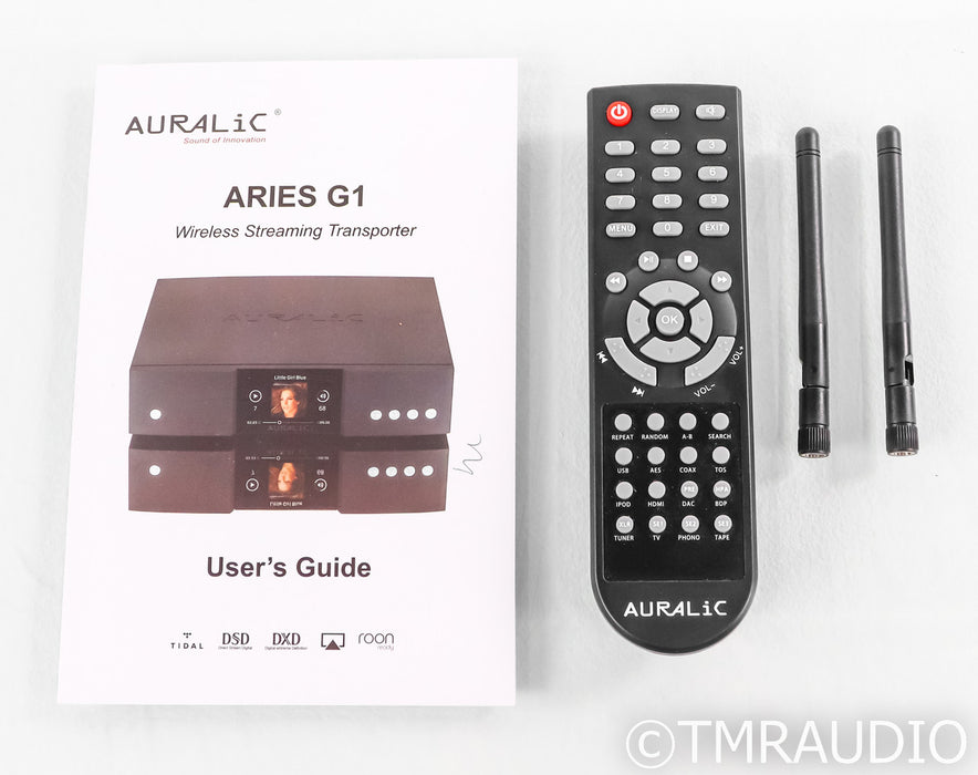 Auralic Aries G1 Wireless Network Streamer; Remote; Black