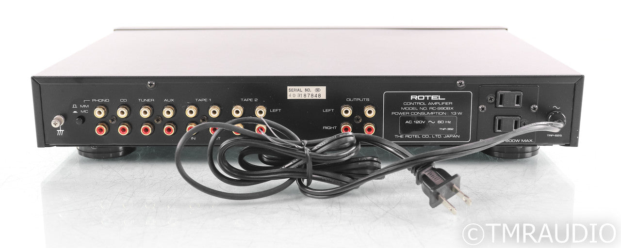 Rotel RC-990BX Stereo Preamplifier; RC990BX; MM / MC Phono; Remote