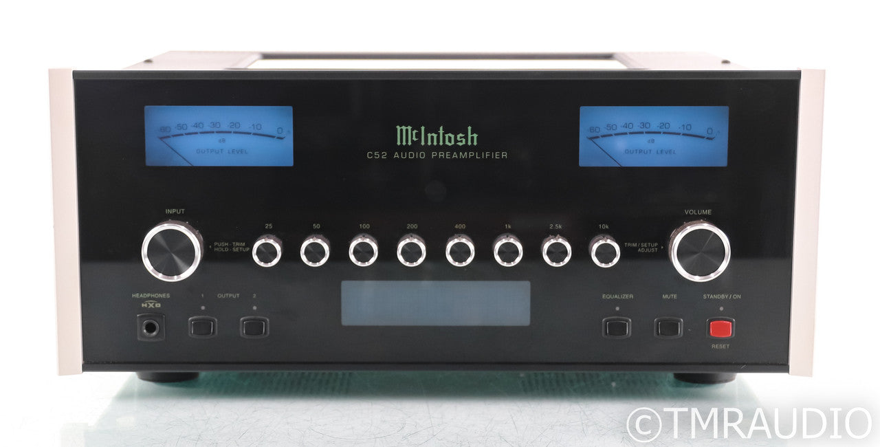 McIntosh C52 Stereo Preamplifier; DAC; USB; Remote; C-52; MM / MC Phono