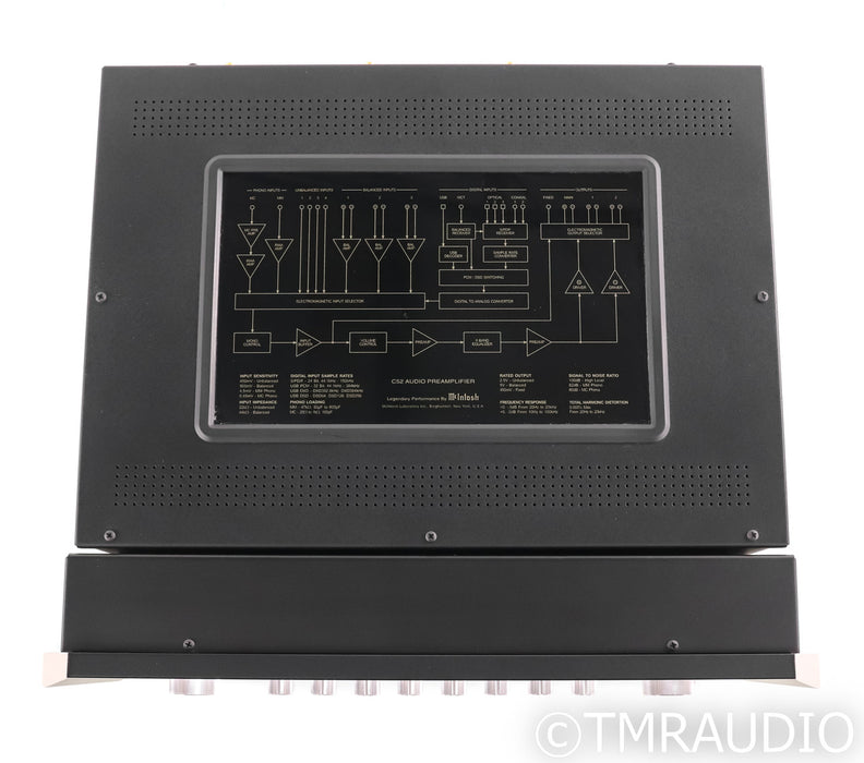 McIntosh C52 Stereo Preamplifier; DAC; USB; Remote; C-52; MM / MC Phono
