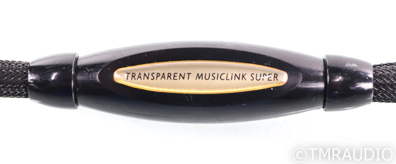 Transparent Audio Super RCA Cables; 2m Pair Interconnects