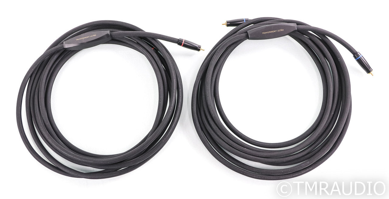 Transparent Ultra RCA Cables; 20ft Pair of Interconnects