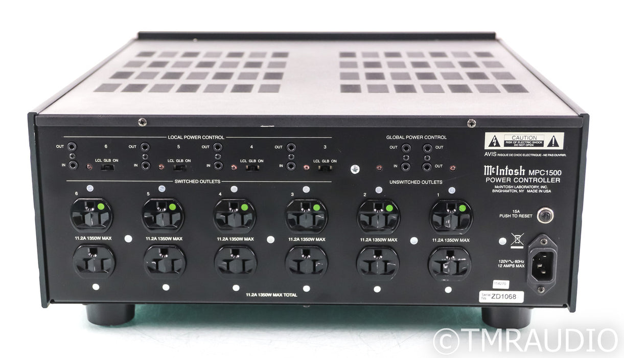 McIntosh MPC1500 AC Power Line Conditioner; Power Controller; MPC-1500