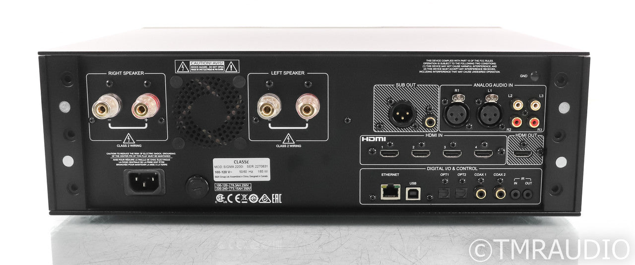 Classe Sigma 2200i Stereo Integrated Amplifier; 2200-i; Remote; Airplay