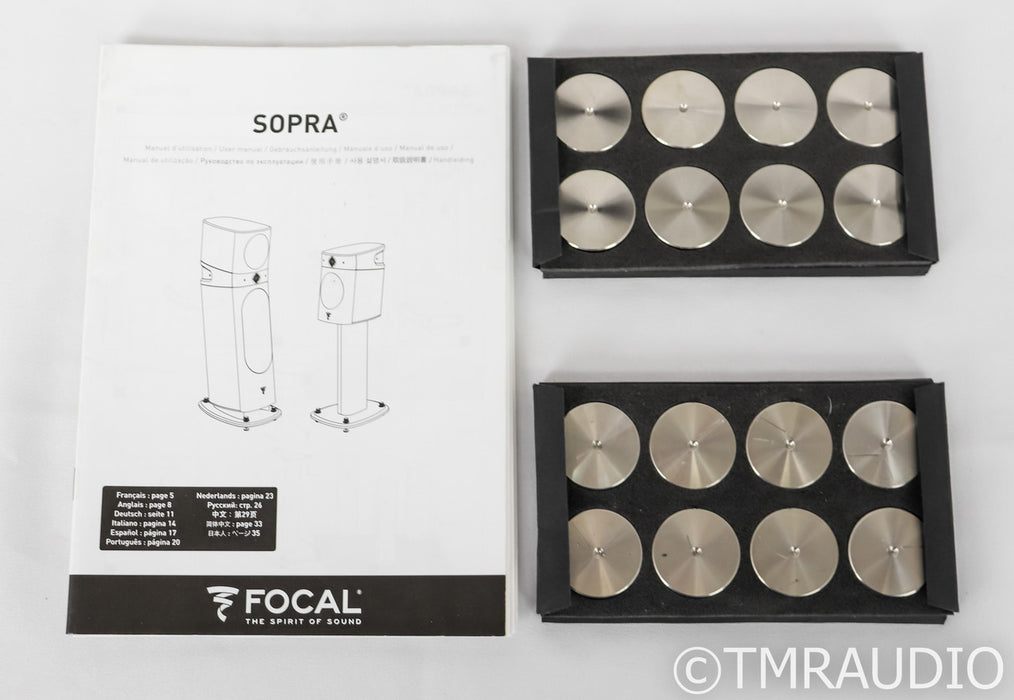 Focal Sopra No. 2 Floorstanding Speakers; Gloss White; N2