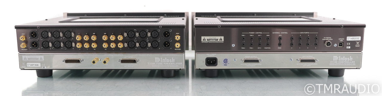 McIntosh C1100 Stereo Tube Stereo Preamplifier; C-1100; Remote; Gun Metal
