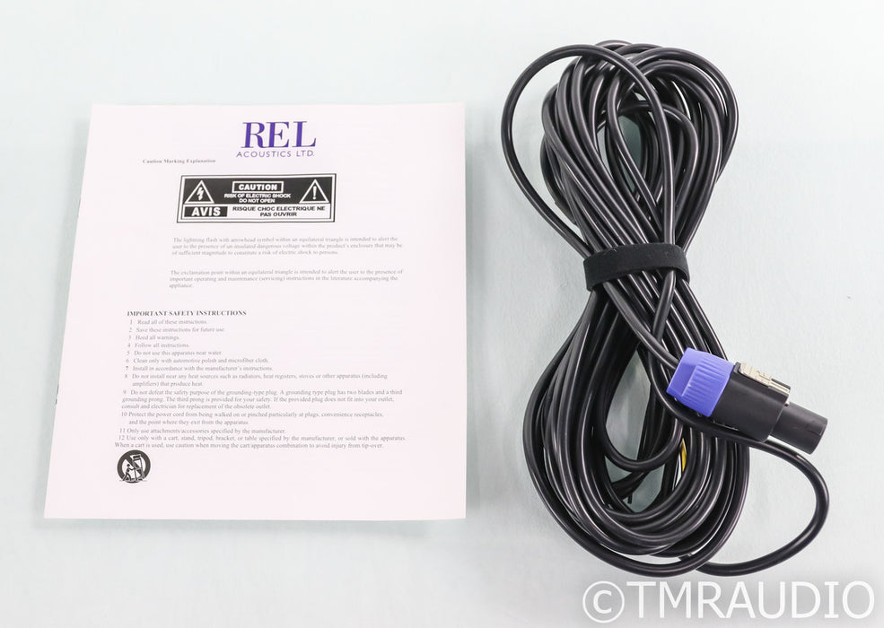 REL Tzero MkIII 6.5" Powered Subwoofer; Piano Black; T/0 (Open Box)