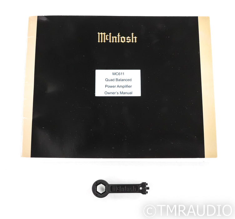 McIntosh MC611 Mono Power Amplifier; Pair; MC-611