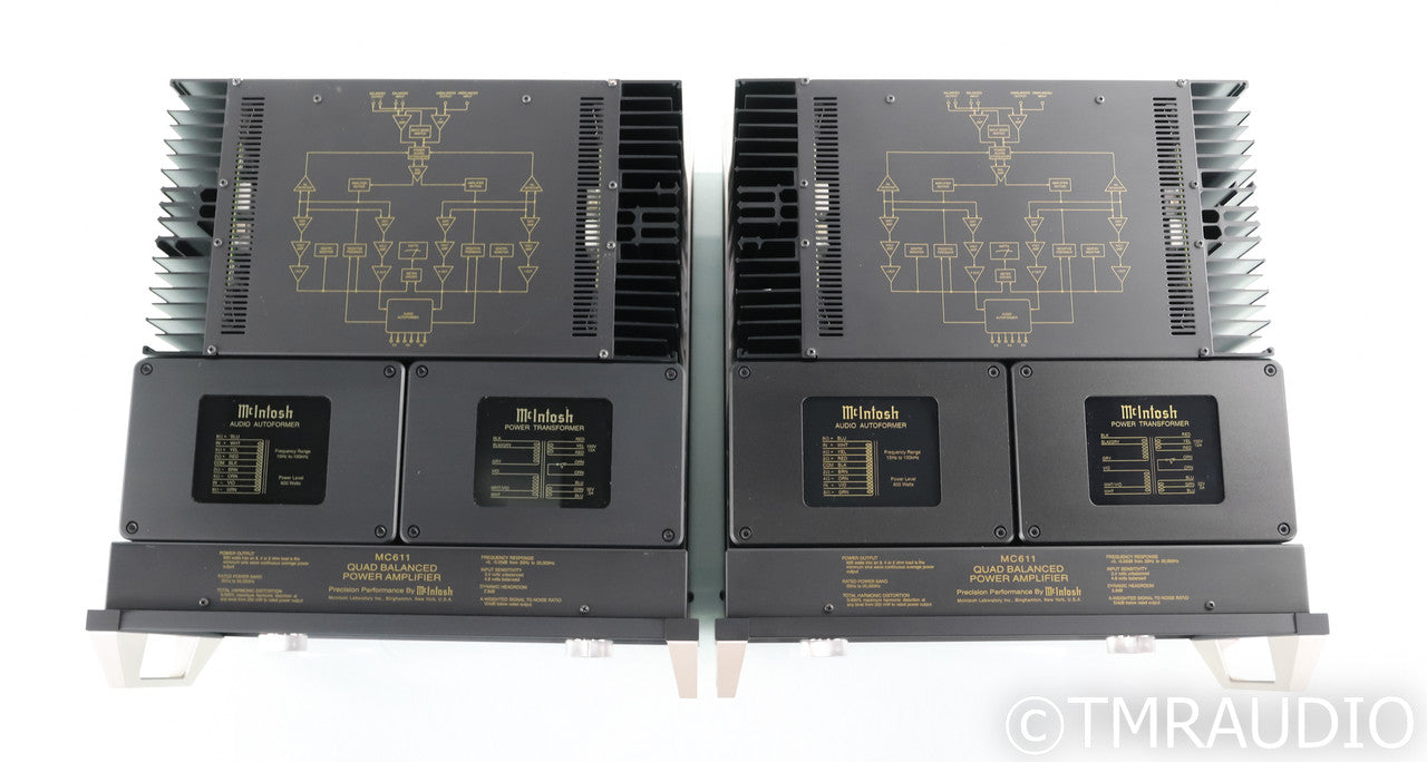 McIntosh MC611 Mono Power Amplifier; Pair; MC-611