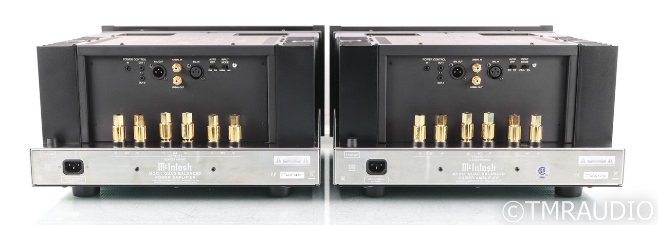 McIntosh MC611 Mono Power Amplifier; Pair; MC-611