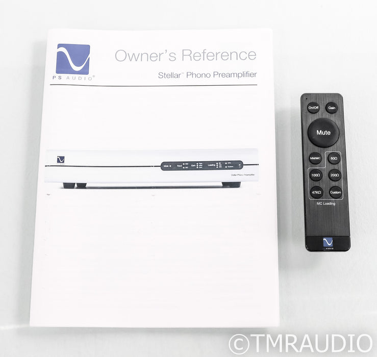 PS Audio Stellar Phono Preamplifier; MM / MC Phono; Remote; Silver (Used)