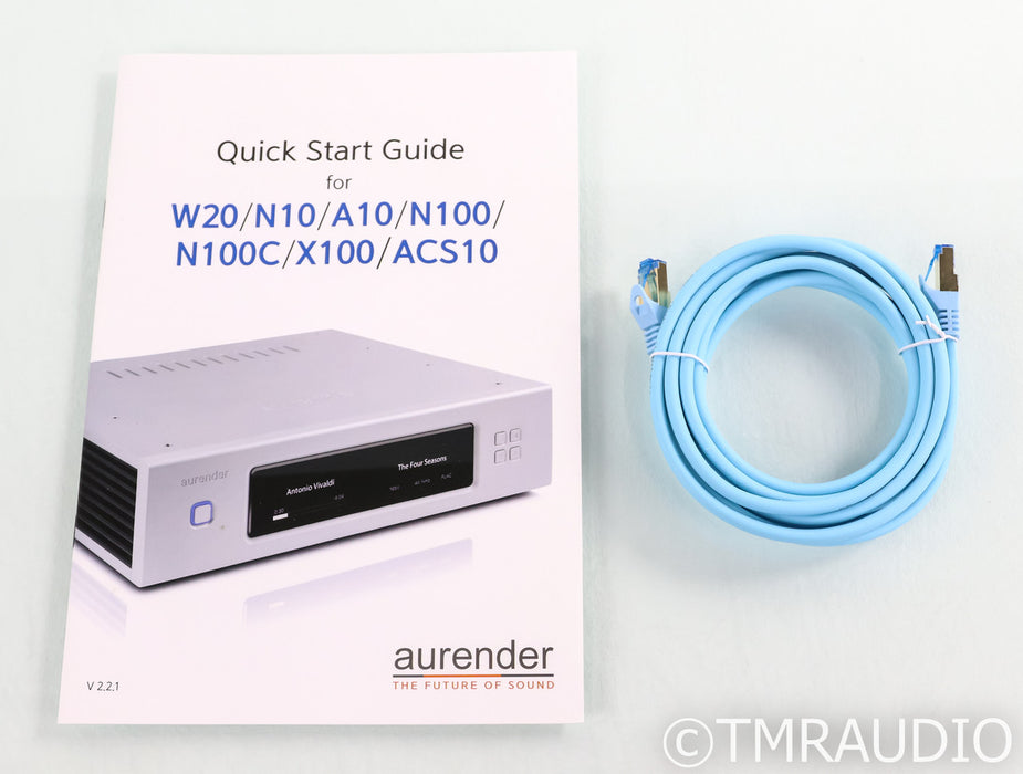 Aurender ACS10 Network Streamer / Server / CD Ripper; ACS-10; Silver; 8TB HDD