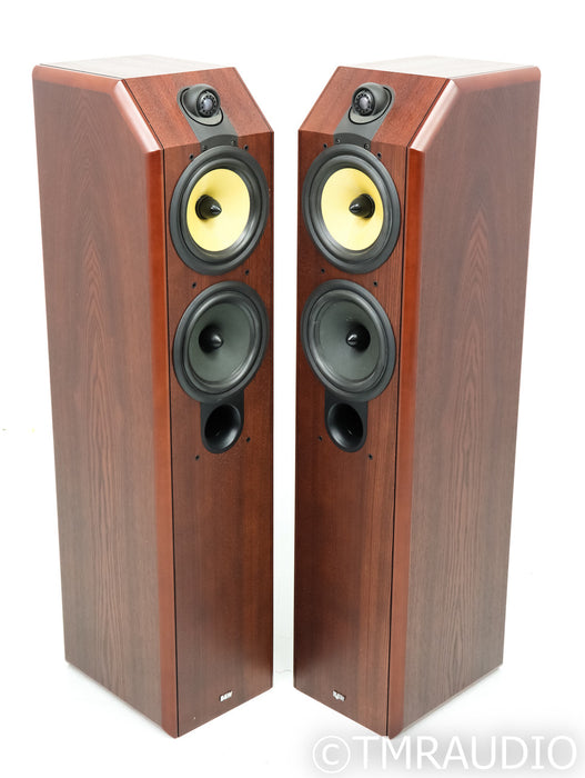B&W CDM7 Special Edition Floorstanding Speakers; Red Ash Pair; CDM-7SE