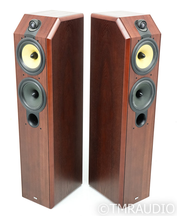 B&W CDM7 Special Edition Floorstanding Speakers; Red Ash Pair; CDM-7SE