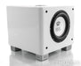 REL T/7x 8" Powered Subwoofer; Gloss White; T7x (Open Box)