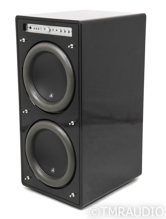 JL Audio Fathom f212v2 Dual 12" Powered Subwoofer; f-212 v.2; Gloss Black