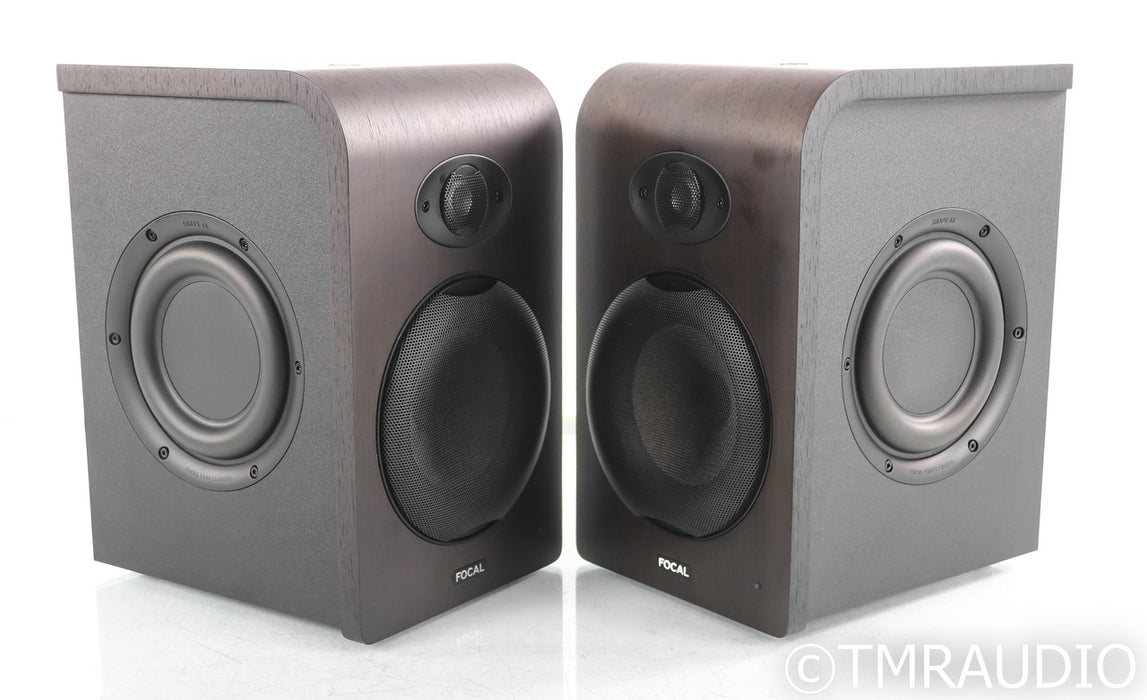 Focal Shape 65 Powered Monitors; Dark Walnut Pair