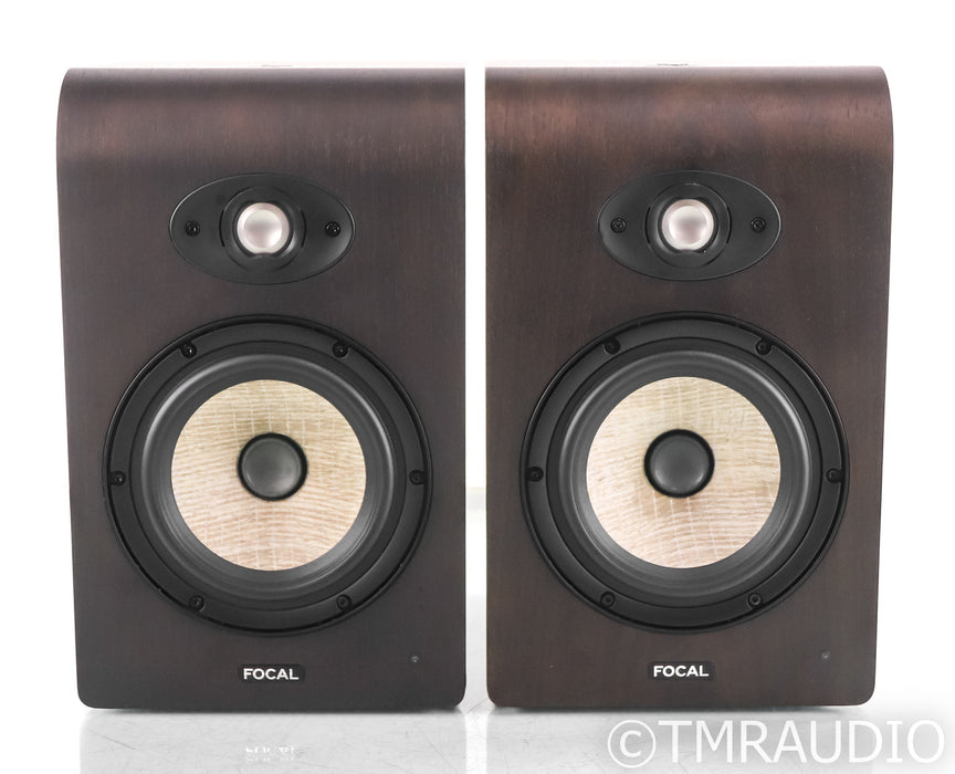 Focal Shape 65 Powered Monitors; Dark Walnut Pair