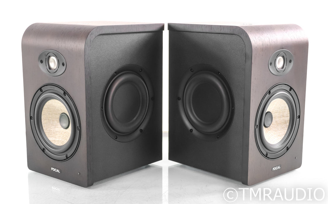 Focal Shape 65 Powered Monitors; Dark Walnut Pair